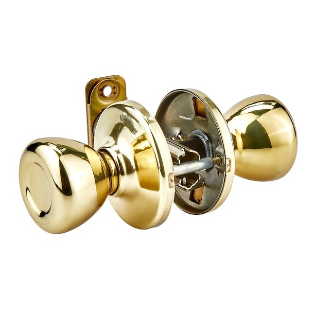 Kwikset Tylo Polished Brass Interior Hall/Closet Passage Door Knob