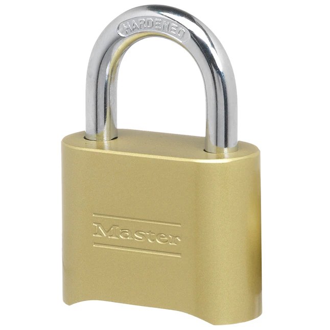 Master Lock Resettable Number 1-in Shackle x 2-in Width Zinc Combination Padlock