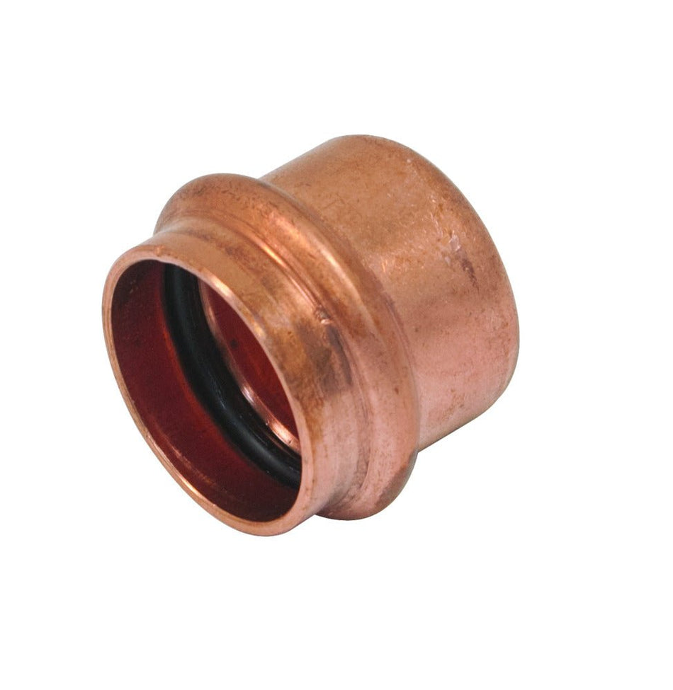 2 in. Copper Press Pressure Tube Cap