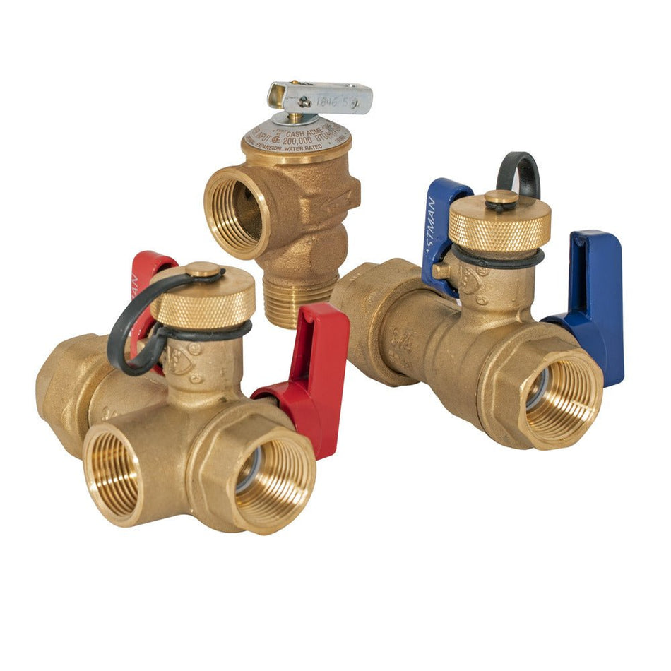 Eastman Tankless Water Heater Service Valve Kit – 3/4 in. FNPT Union x 3/4 in. FIP