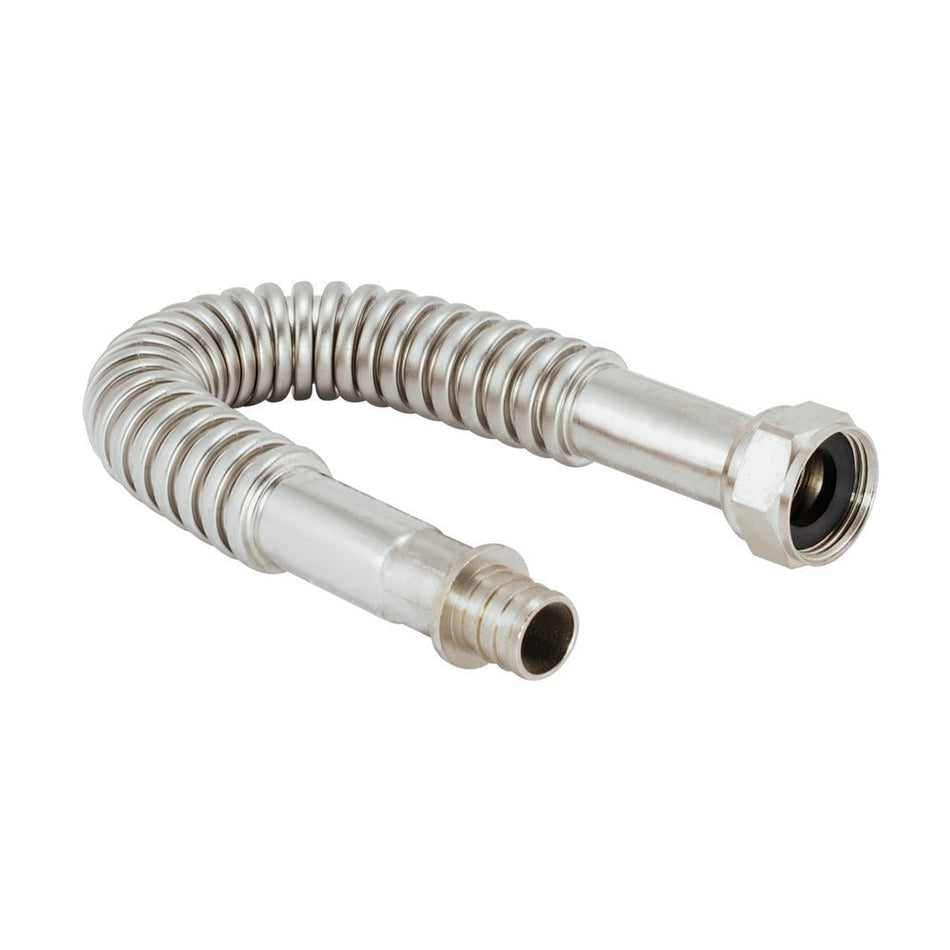 Conector de calentador de agua Eastman de 18 pulg. - 3/4 pulg. FIP x 3/4 pulg. Crimp PEX