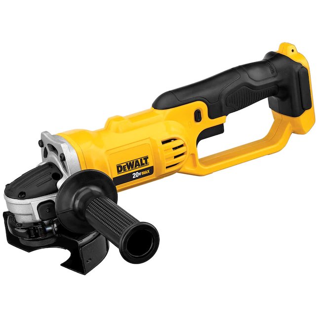 Amoladora angular inalámbrica con interruptor de gatillo DeWalt de 4,5 pulgadas y 20 voltios