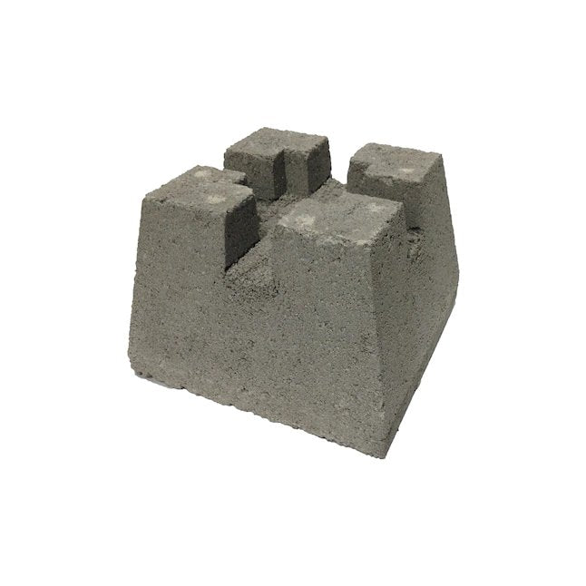 7-in x 11-in x 11-in Concrete Deck Block