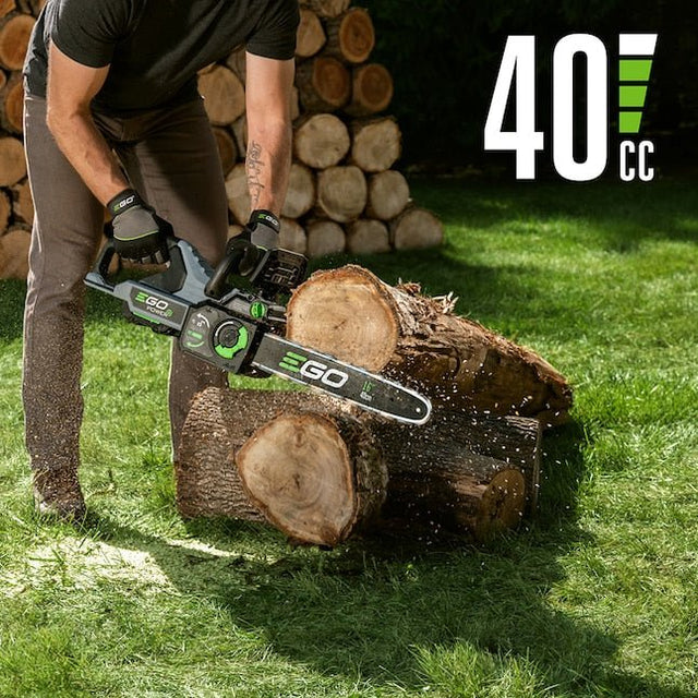 EGO POWER+ 56-volt 16-in Brushless Cordless Electric Chainsaw 2.5 Ah (Battery & Charger Included)