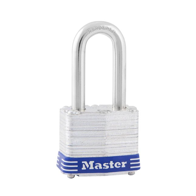 Candado con llave de acero con grillete de 1-1/2" x 1,5625" de ancho de Master Lock