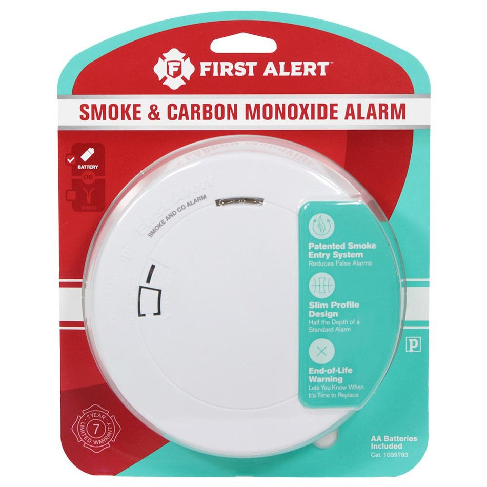 First Alert  10-Year Battery-operated Combination Smoke and Carbon Monoxide Detector