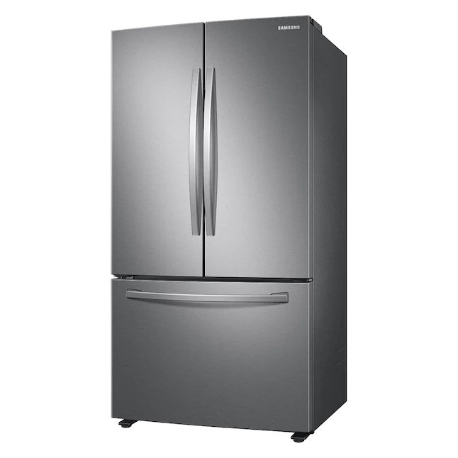 Refrigerador Samsung de 28.2 pies cúbicos con puerta francesa y dispensador de hielo de acero inoxidable