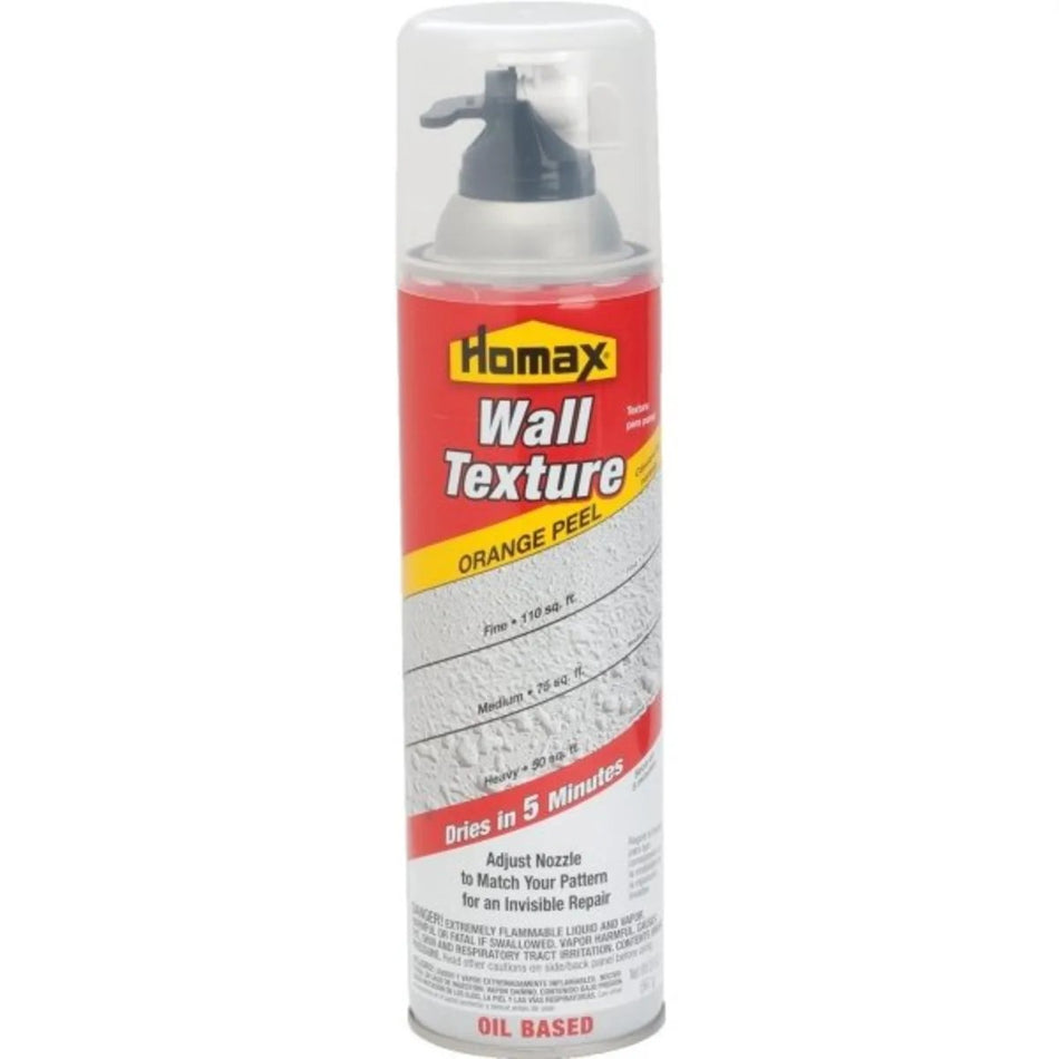 Homax 4050 Aerosol Wall Texture Oil Based - Orange Peel 10oz