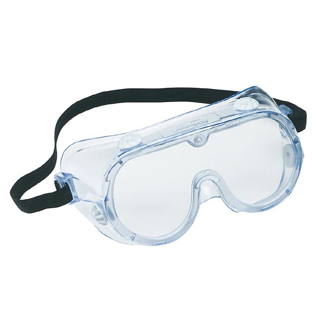 3M Goggle Plastic Anti-Fog Safety Goggles