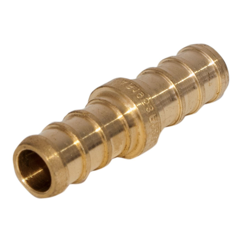 Eastman Brass Crimp PEX Coupling – 3/8 in. PEX x 3/8 in. PEX