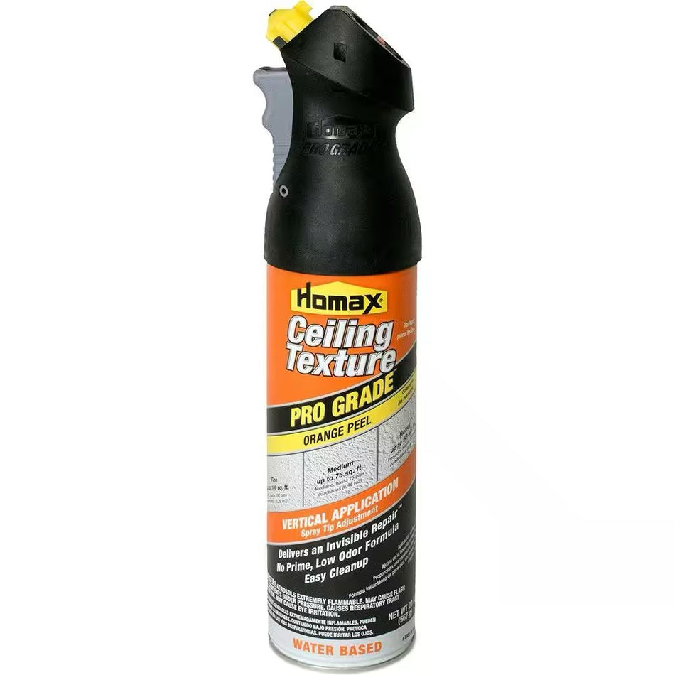 Homax 4692 Ceiling Texture Pro Grade Aerosol Orange Peel - Water Based, 20oz Can