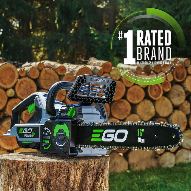 EGO POWER+ 56-volt 16-in Brushless Cordless Electric Chainsaw 2.5 Ah (Battery & Charger Included)