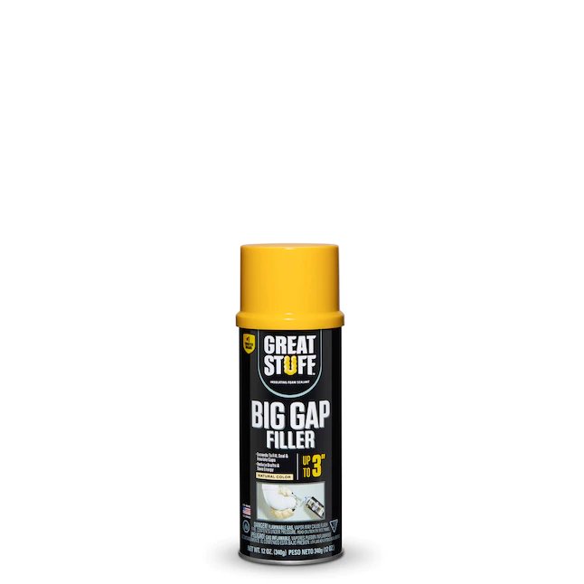 GREAT STUFF Big Gap Filler 12 oz Pajita Aislamiento de espuma en aerosol para interiores/exteriores