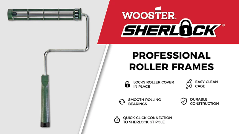 Wooster 9 Zoll Sherlock Rollerrahmen