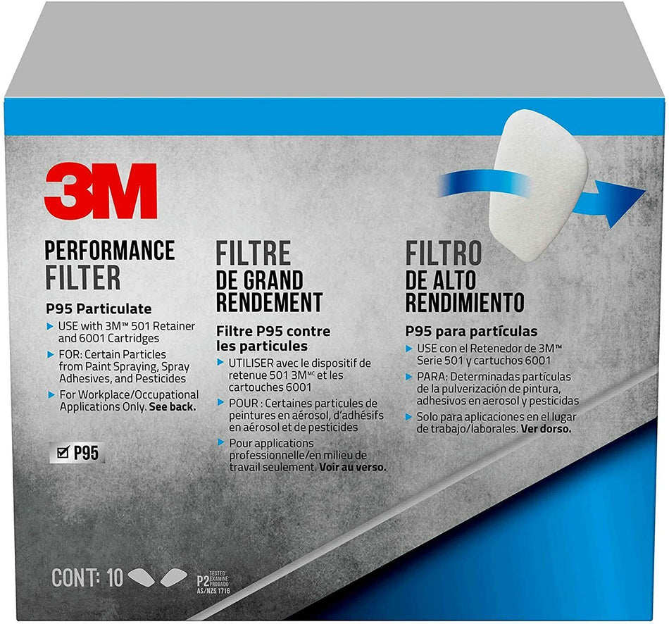 3M P95 Filtro de partículas 10Pk - 5P71P10-C