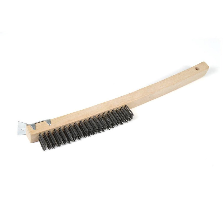 Dial Wire Brush with Scraper