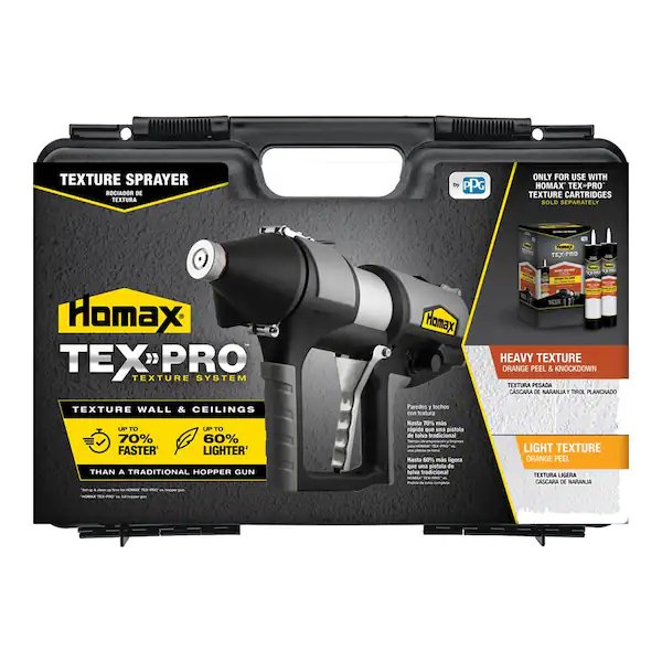 Homax TexPro Texture System Sprühgerät mit robuster Tragetasche