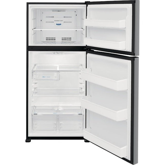 Frigidaire 18.3-cu ft Top-Freezer Glass Shelf Refrigerator (Stainless Steel)