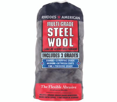 Homax Steel Wool Pads, Assorted, 12-pk.