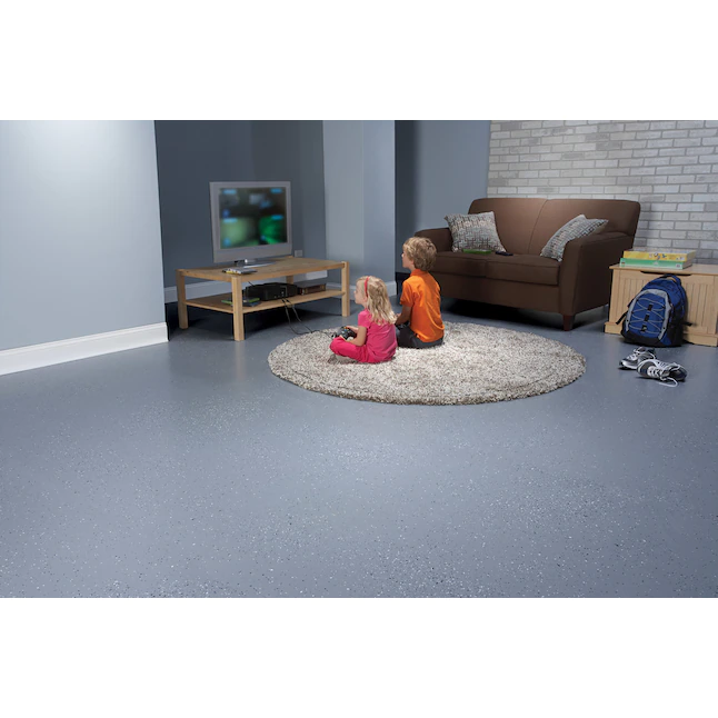 Rust-Oleum EpoxyShield 2-part Gray Gloss Concrete and Garage Floor Paint Kit (Kit)