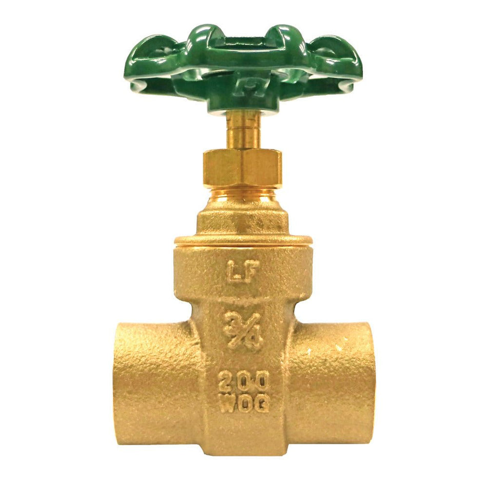 Eastman Brass Gate Valve 1/2 in. CxC