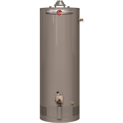 Professional Classic 50 Gal. Tall 38,000 BTU Atmospheric Residential Natural Gas Water Heater, Side T and P Relief Valve