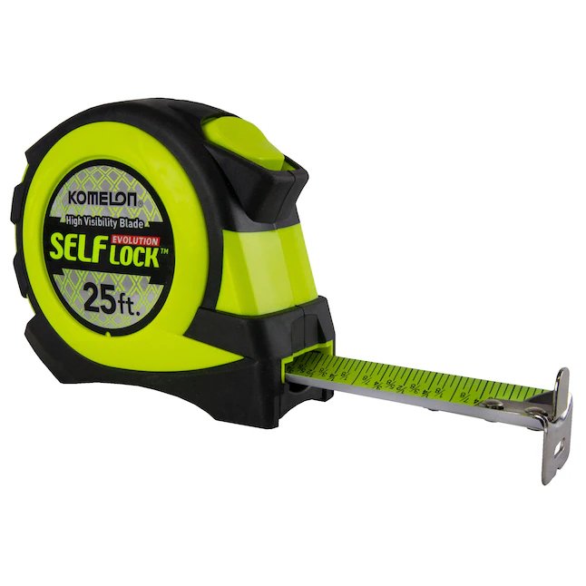 Komelon Self lock 25-ft Auto Lock Tape Measure