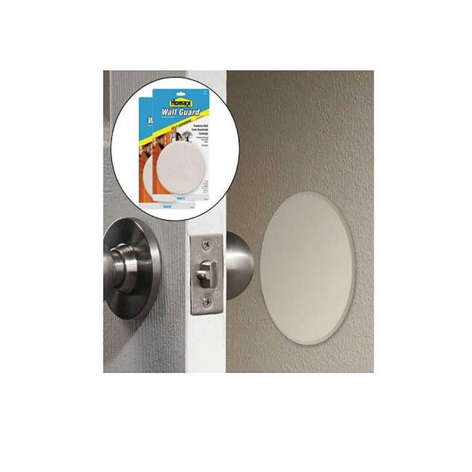 Homax Wall Guard Wall Patch, Hardware Bumper, White, 5 inches Diameter