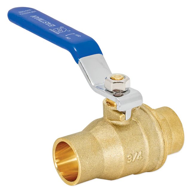 Eastman 3/4-in Sweat x 3/4-in Sweat Full Port Ball Valve