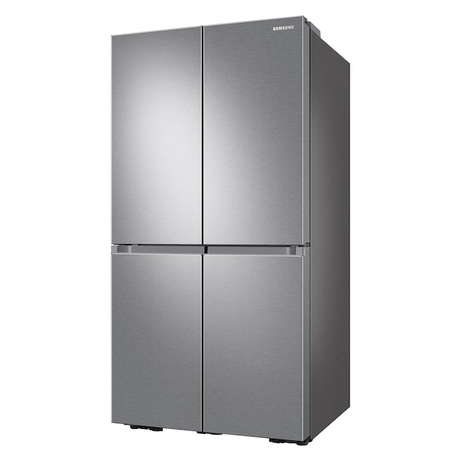 Refrigerador Samsung de 29 pies cúbicos con 4 puertas y puerta francesa con dispensador de hielo doble y puerta dentro de la puerta