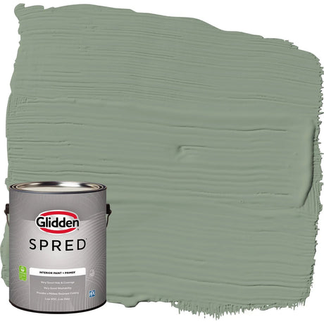 Glidden Spred Grab-N-Go Interior Paint And Primer, Eggshell (Farm Fresh, 1-Gallon)