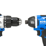 Kobalt  2-Tool 24-volt Max Brushless Power Tool Combo Kit with Soft Case (1 Li-ion Battery Included and Charger Included)