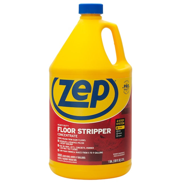 Zep Heavy-Duty Floor Stripper Concentrate Limpiador líquido para pisos de 128 onzas líquidas