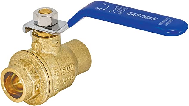 Eastman 1/2" x 1/2" Sweat Heavy-Duty Full Port Ball Valve