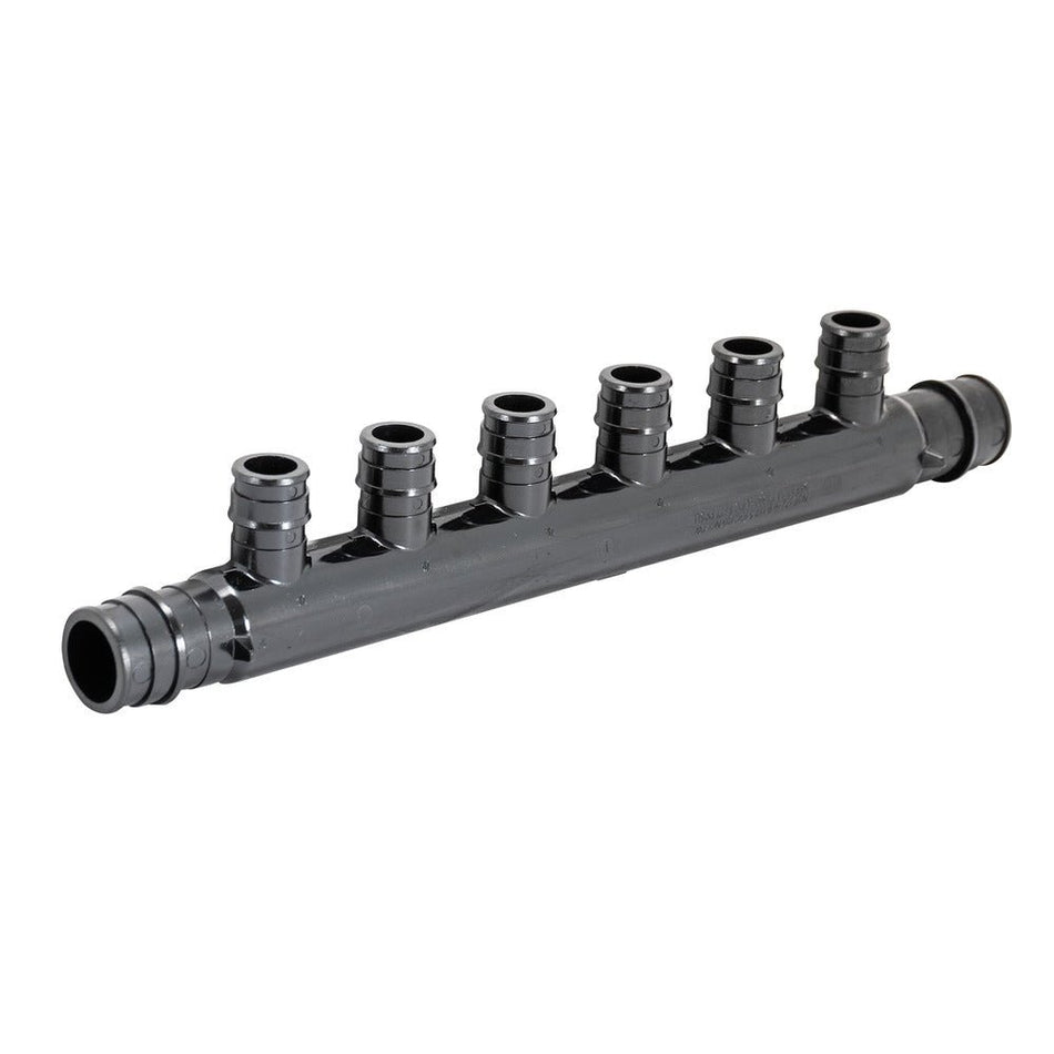 Eastman 6-Port F1960 PEX Open Manifold – 3/4 In. x 1/2 In.