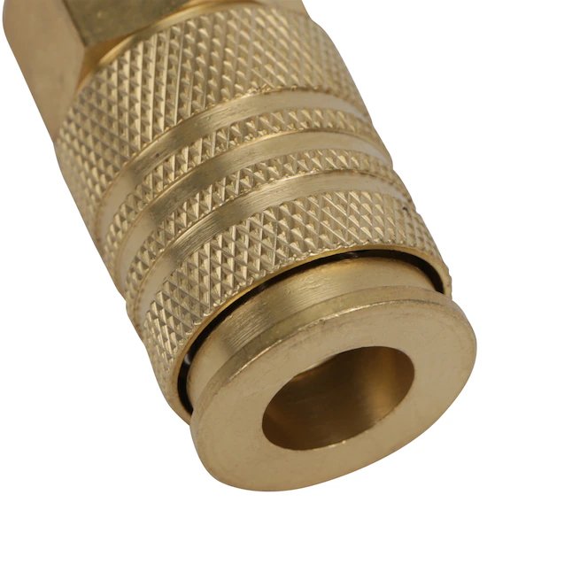 Kobalt Brass NPT Coupler (M) 1/4-in Universal