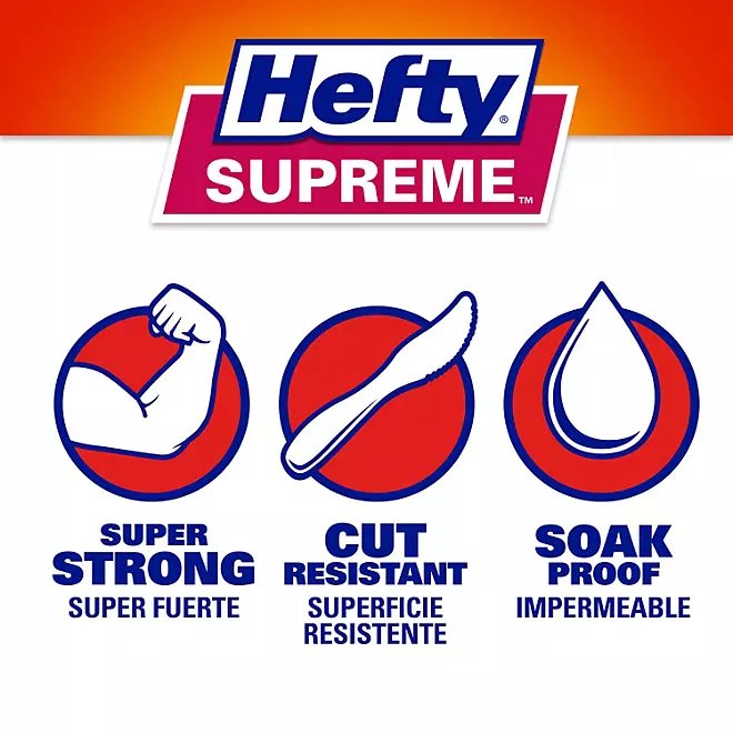 Hefty Supreme Foam Disposable Lunch Plates, 8 7/8" (250 ct.)