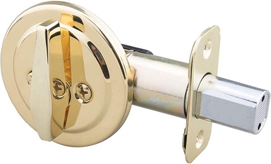 EZ-FLO Polished Brass Keyless Deadbolt