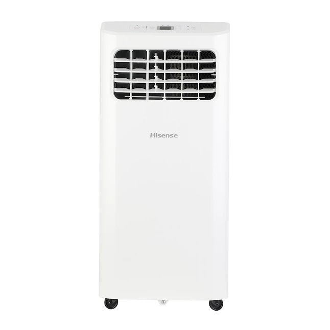 Hisense 5000-BTU DOE 115-Volt White Vented Portable Air Conditioner Cools Under 299 Sq Ft