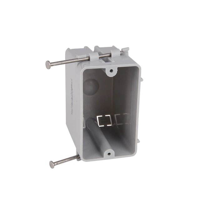 CANTEX 1-Gang PVC New Work Switch/Outlet Electrical Box