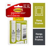 Command Command Medium and Large Picture Hanging Strips 4-Set Of Medium 8-Set Of Large/Pack