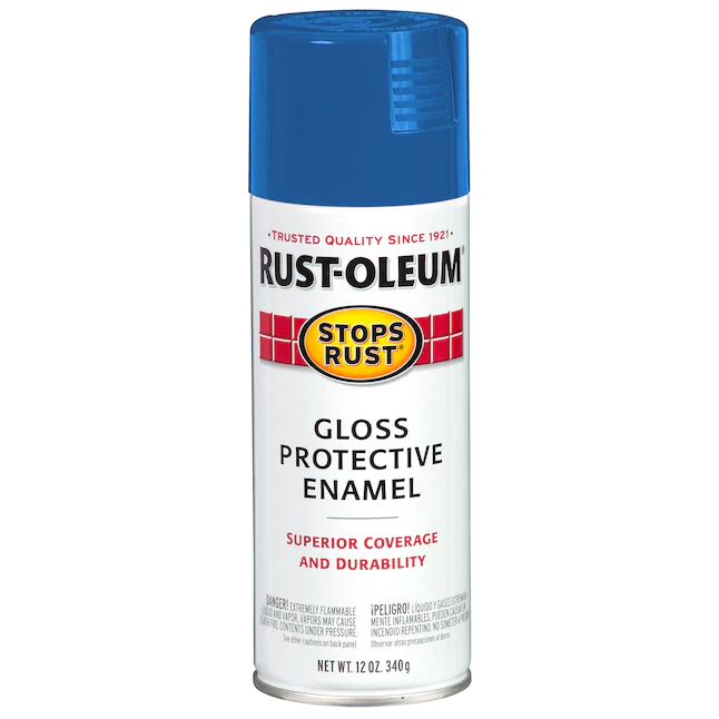 Pintura en aerosol Rust-Oleum Stops Rust Gloss Sail Blue (PESO NETO 12 oz)