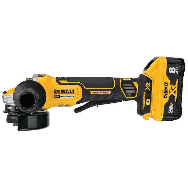 DeWalt  5-in 20-volt Max-Amp Paddle Switch Brushless Cordless Angle Grinder (Charger Included and 1-Battery)