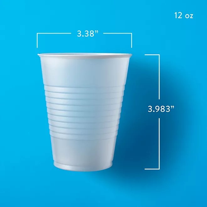 Durchsichtige Plastikbecher von Member's Mark (12 oz., 300 ct.)