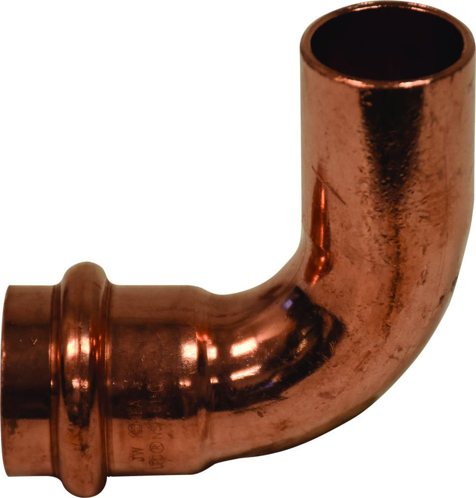 3/4 in. x 3/4 in. Copper FTG x Press Pressure 90-Degree Street Elbow