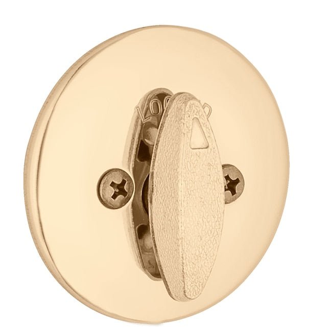 Kwikset Security 600 Deadbolt Series Einzylinder-Riegel aus poliertem Messing