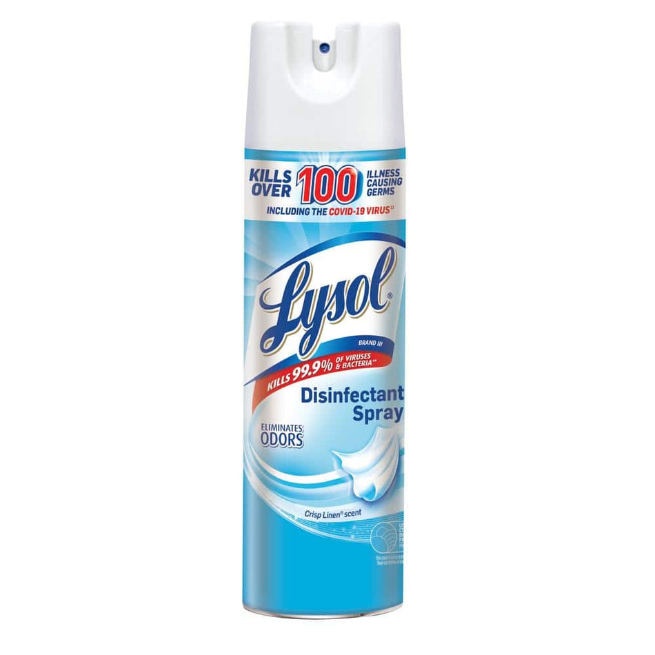 Lysol Disinfectant Spray, Crisp Linen Scent - 19oz