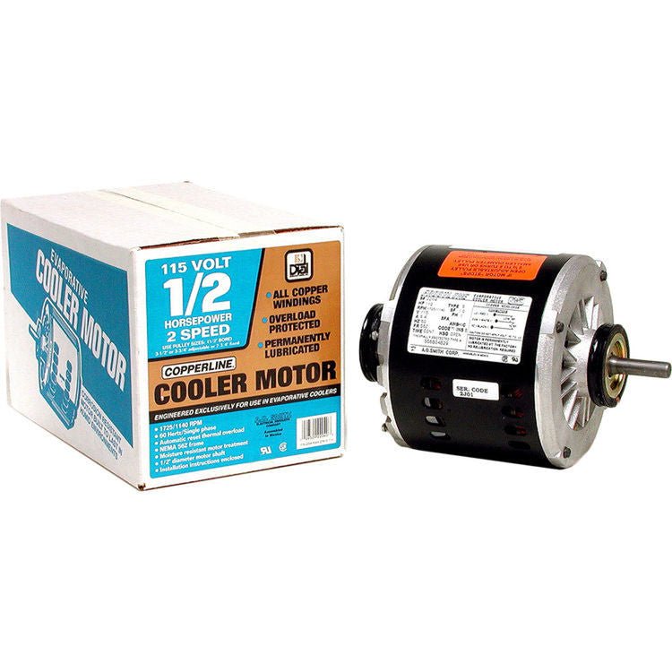 Dial ½ hp 2-Speed 115-Volt Evaporative Cooler Motor