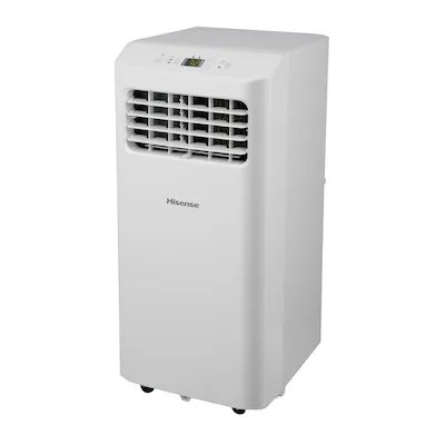 Hisense 6000-BTU DOE 115-Volt White Vented Portable Air Conditioner Cools Under 299 Sq Ft