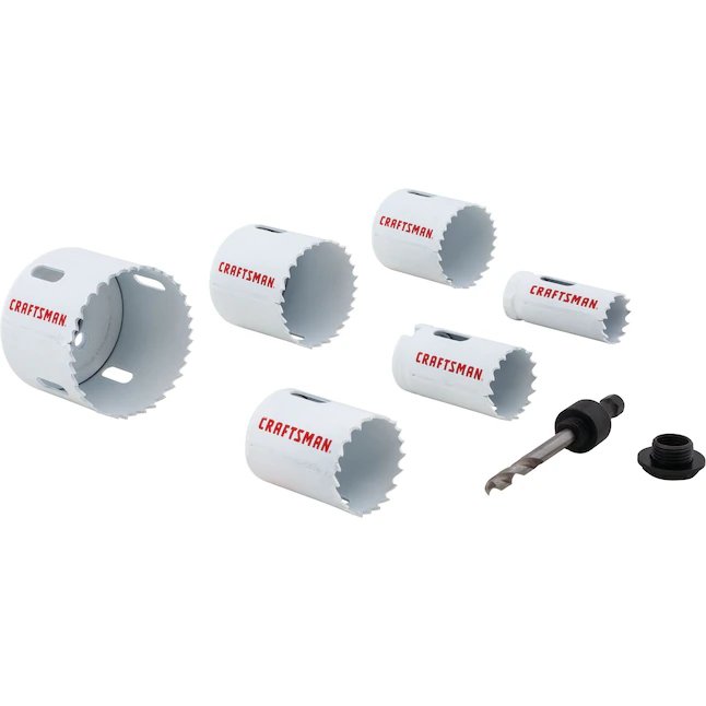 CRAFTSMAN Bimetall-Lochsägen-Set ohne Dorn (7-teilig)